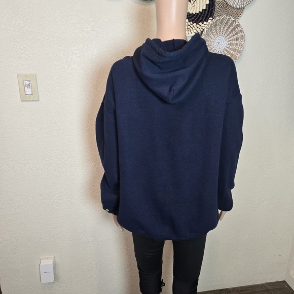 Hard Rock Las Vegas  Hoodie Womens Large Navy Full Zipper  Long Sleeve Hooded - Picture 3 of 12